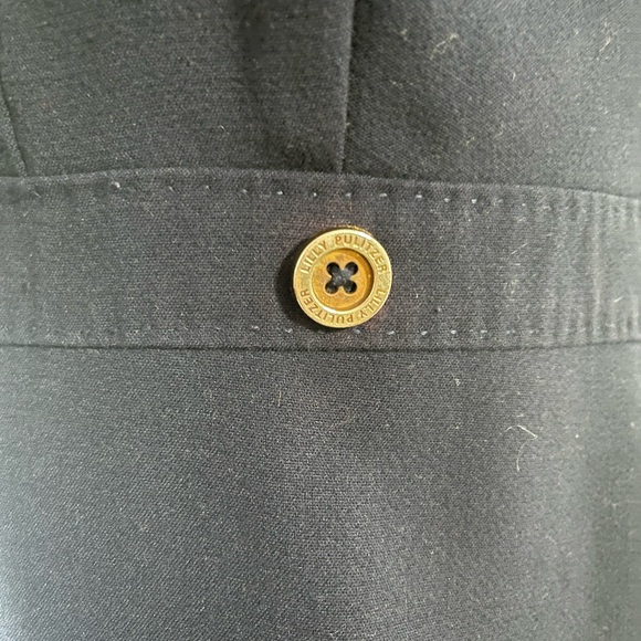 Lilly Pulitzer White Label navy dress.  Size 0. Absolutely beautiful - Picture 3 of 12